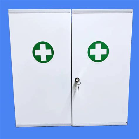 steel first aid cabinet with glass door|osha approved medical mounted cabinet.